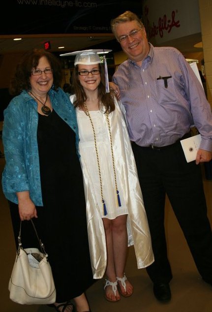 My high school graduation, one of the happiest days of my life